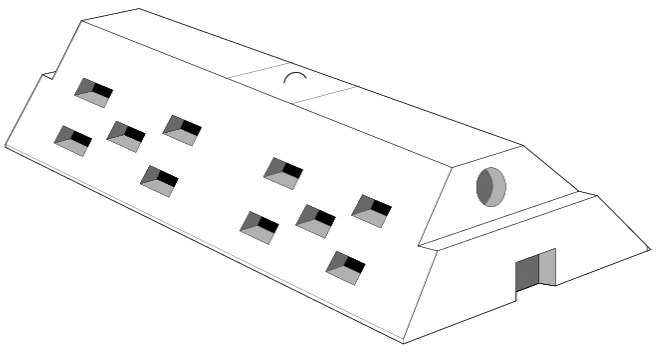 8' TRI-GALLEY